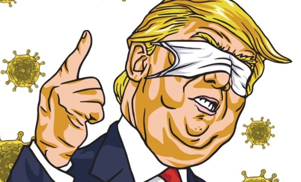 On Trump, masks and masculinity: What the president's bare face really reveals