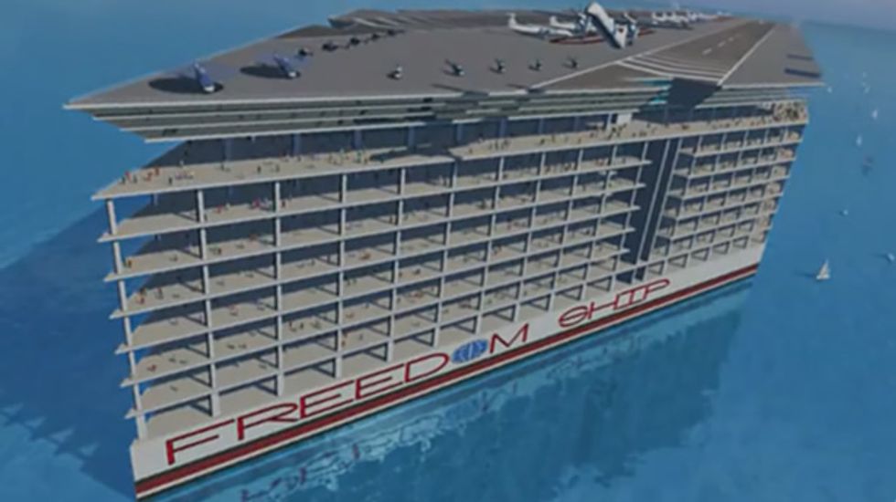 Florida man's $10 billion plan to build 'floating city' for the wealthy is 'a live project again'