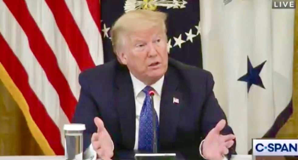 Trump Tries to spin US having more coronavirus cases as 'badge of honor'