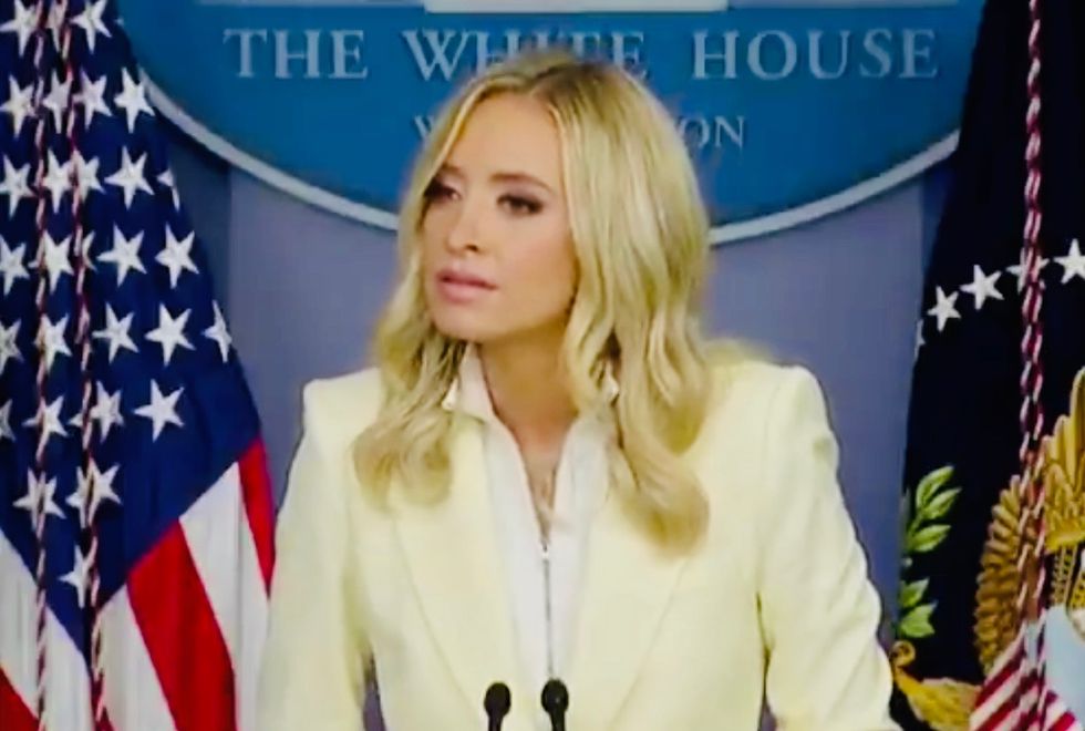 'Comically ridiculous': Kayleigh McEnany sparks outrage by comparing Trump to Winston Churchill