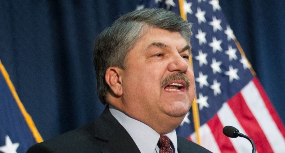 'He's opposed every increase in the minimum wage': AFL-CIO chief rips Trump's anti-worker agenda