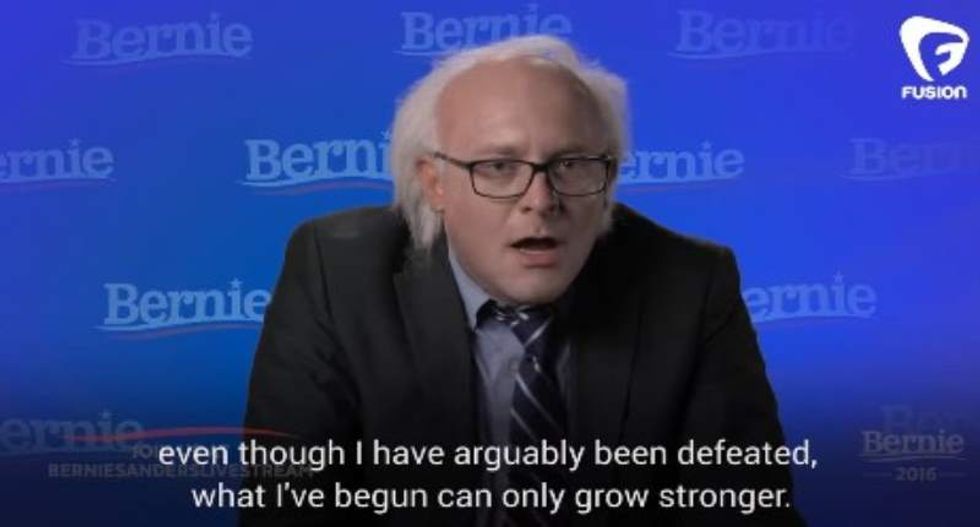 Feeling down after Bernie endorsed Hillary? This short farewell speech should cheer you up