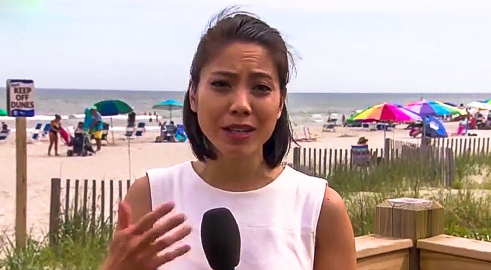 South Carolina beachgoer demands Asian-American CNN reporter 'get out of his country'