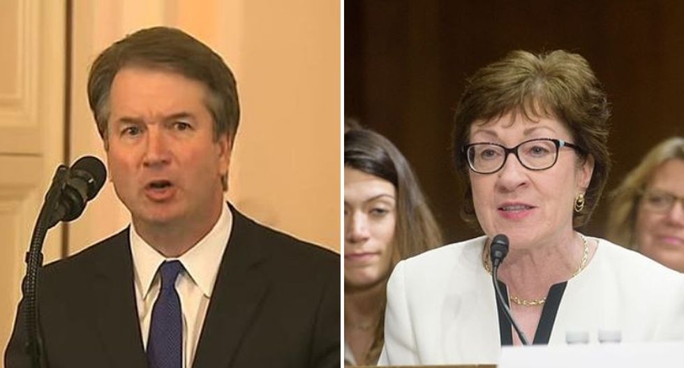 Susan Collins slammed after Brett Kavanaugh votes against women's rights: 'Is she distressed or concerned this time?'