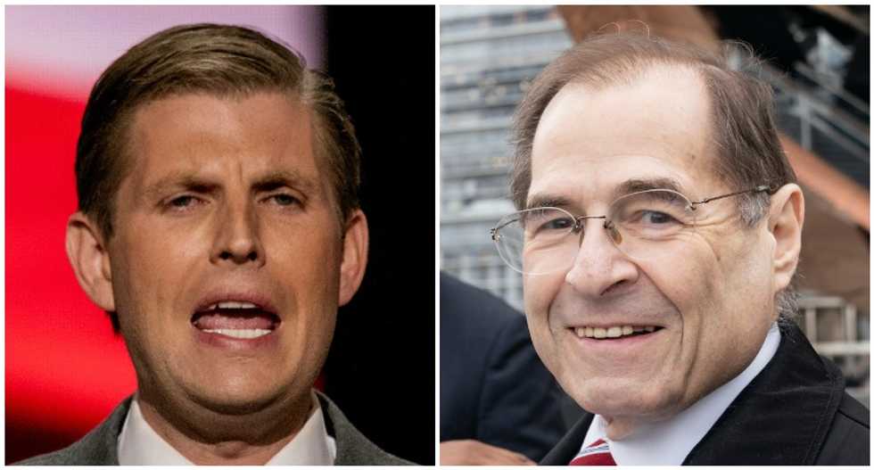 Jerry Nadler shoots down Eric Trump's attempt to paint him as a hypocrite on mail-in voting