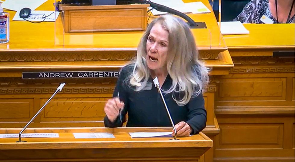 Colorado GOP lawmaker rages against pandemic bill: 'I go to Walmart and I don't wipe down that cart'