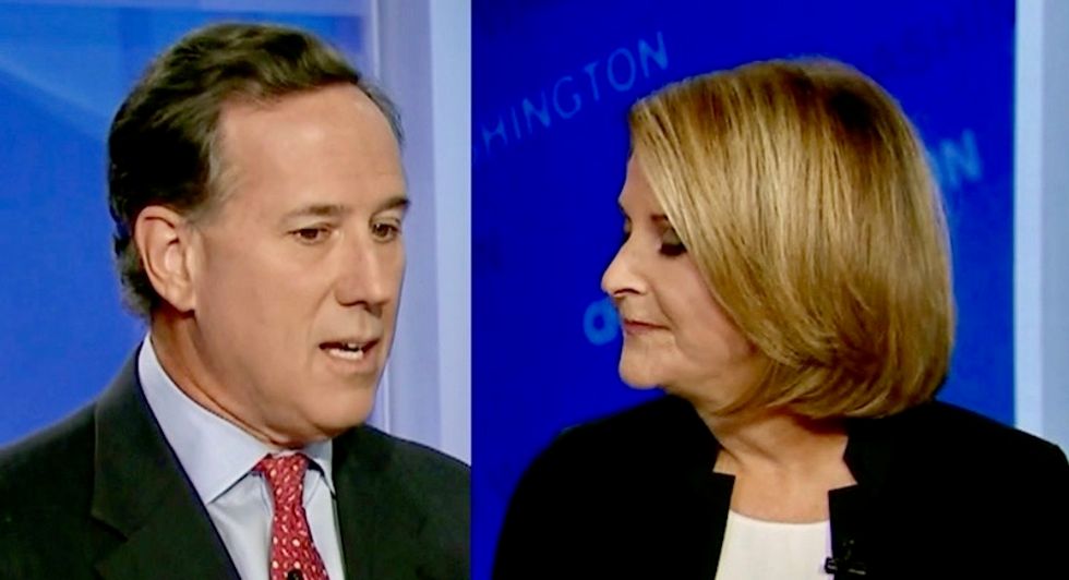 Rick Santorum mansplains Kavanaugh anger to CNN women: 'This is really more about the left'