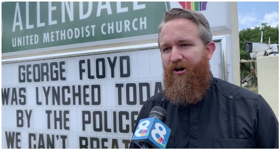 ‘George Floyd was lynched’: Church sign blasts white supremacy as ‘the most dangerous virus’