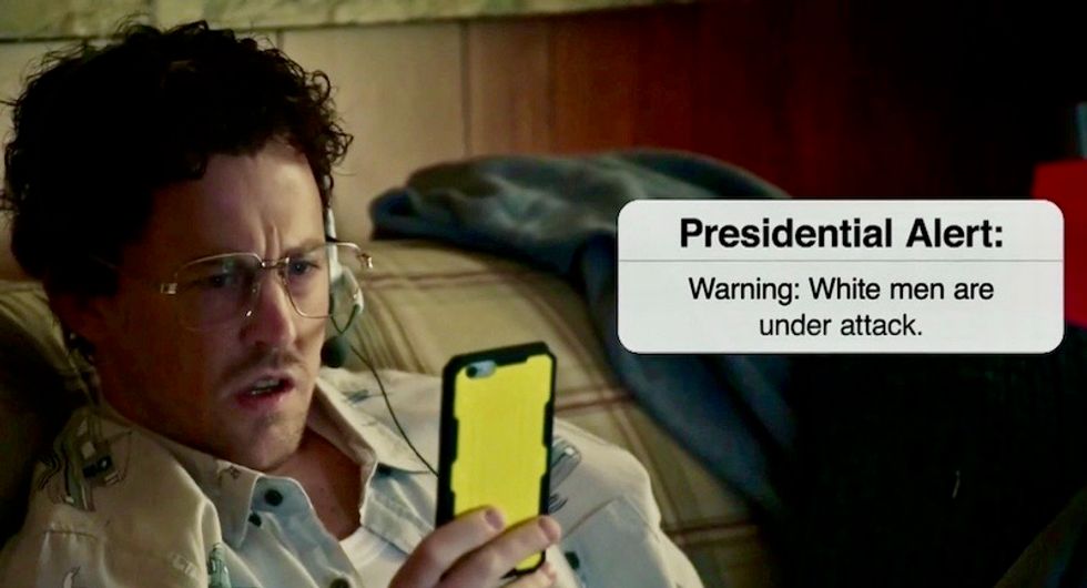 SNL hilariously mocks Trump's ridiculous emergency text alerts -- and shows you how to stop them