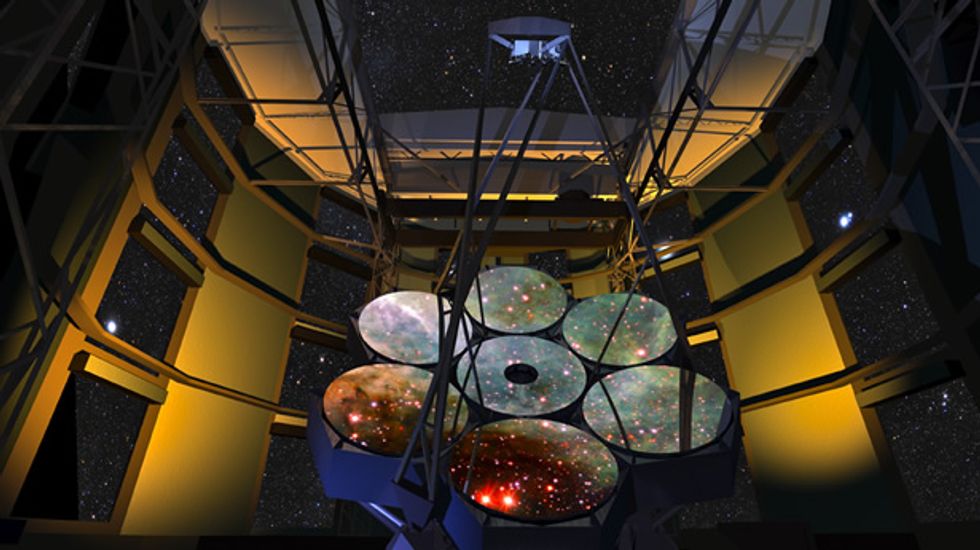 Mirrors in Giant Magellan Telescope ready to capture light from dawn of universe