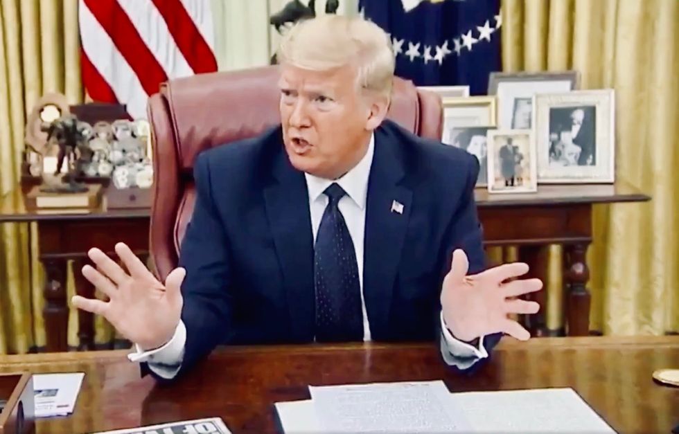 WATCH: Trump warns kids in California are committing voter fraud by ‘raiding mailboxes’ for vote by mail ballots