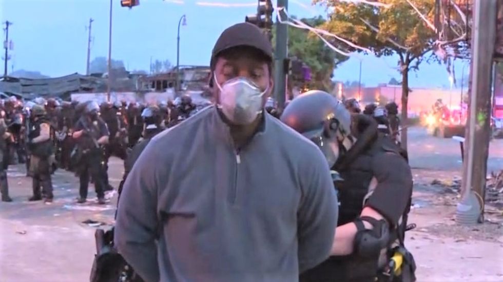 WATCH: Minnesota cops arrest CNN reporter and entire camera crew on live TV