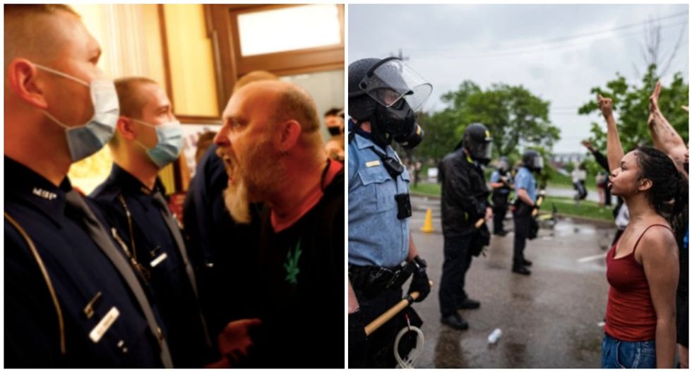 Trump reveals a striking divide with his reaction to armed lockdown protesters vs George Floyd protesters
