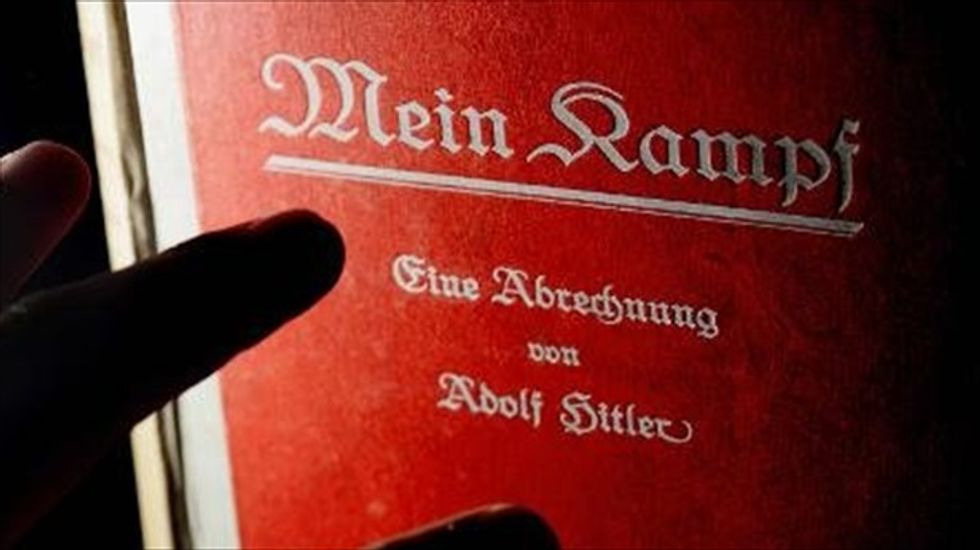 German state vows to block reprints of Hitler's 'Mein Kampf'