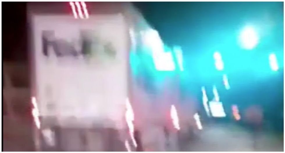 Protester dragged to death by FedEx truck in St. Louis