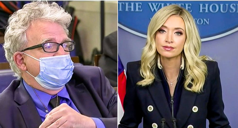 'He was literally in the bunker': Kayleigh McEnany faces heat in briefing over Trump inaction on George Floyd