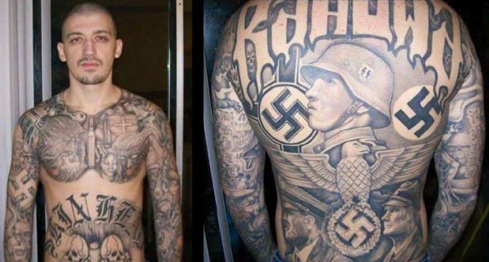 WATCH: Neo-Nazi's son flips out during triple-murder trial of father