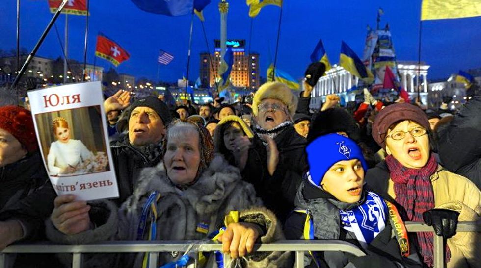 Ukraine lawmakers pass legislation banning some acts of protest