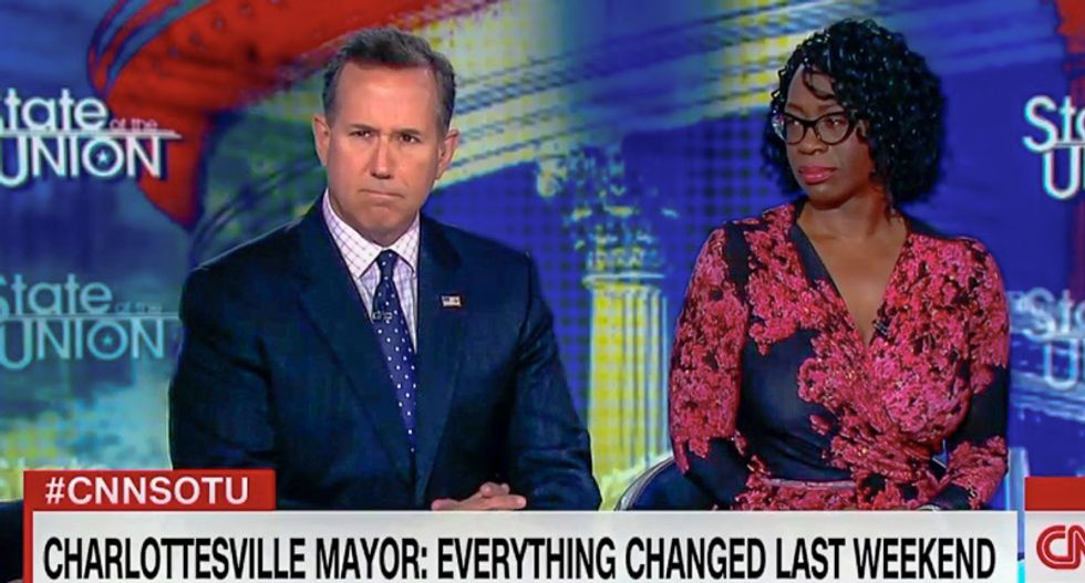 'I hope you're uncomfortable': Bakari Sellers crushes Santorum for saying racism debate 'is the problem'