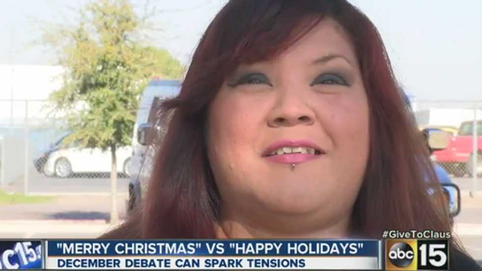 Salvation Army bell ringer punched for saying 'Happy Holidays' instead of 'Merry Christmas'