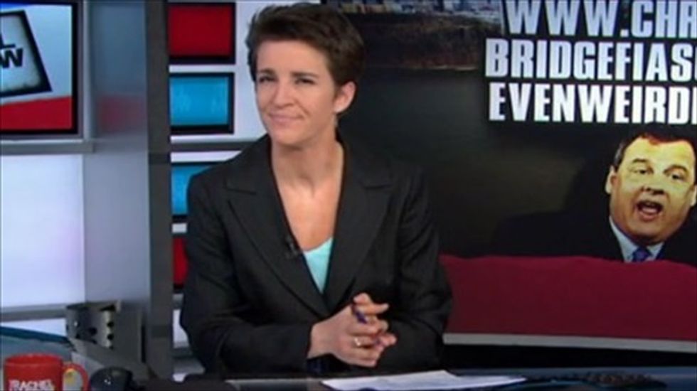 Rachel Maddow: Chris Christie 'rotten and vindictive' political payback scandal deepens