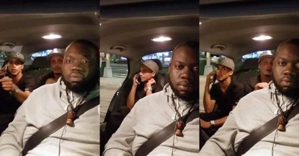 WATCH: Racist Trump supporter calls cops on black Lyft driver for not letting him play his music