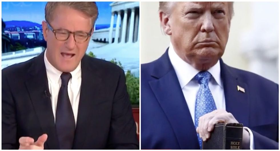 MSNBC's Morning Joe hammers Trump for 'weird' Bible stunt
