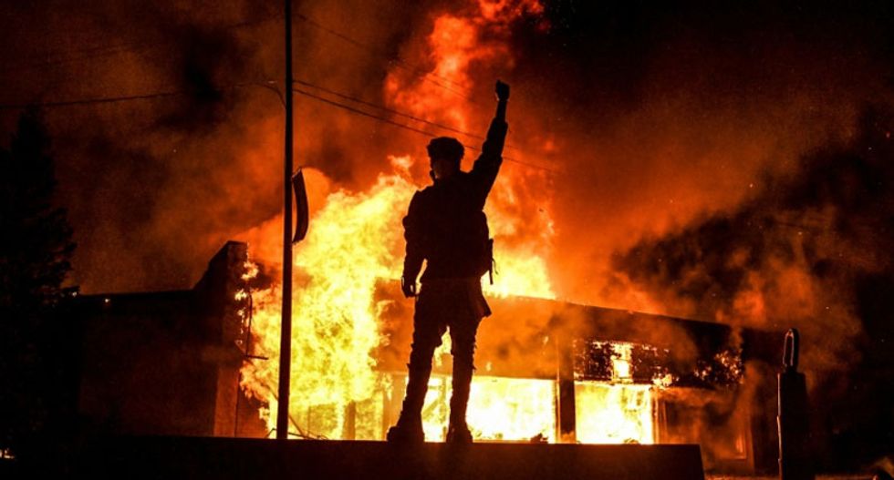Conservative warns of liberal 'bloody rampage' if Trump wins and 'FEMA camps and guillotines' if he loses in November