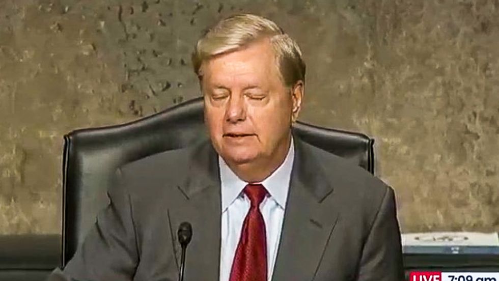 'Cannot unsee': Lindsey Graham's new Trump-like hair color overshadows Rosenstein hearing