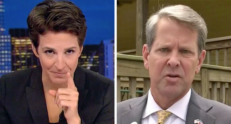 Maddow shames Georgia Secretary of State on voter purge: ‘Most people step down because it’s not a good look’