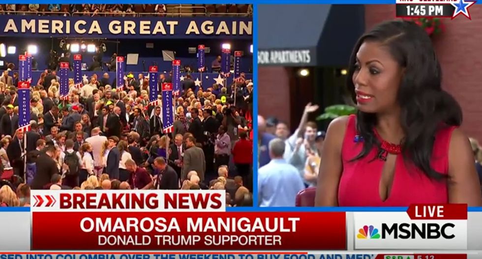 Trump hires 'Apprentice' retread Omarosa after polling bottoms out at zero with black Ohio voters