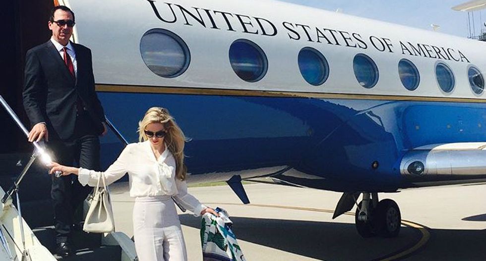 Treasury Secretary Steven Mnuchin used $1 million in tax payer cash for luxury travel on military and private planes: report