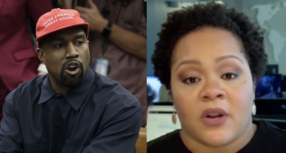 MSNBC’s Yamiche Alcindor baffled by Kanye's 'bizarre' rant: ‘He was trafficking in stereotypes’ -- and it won’t help Trump one bit