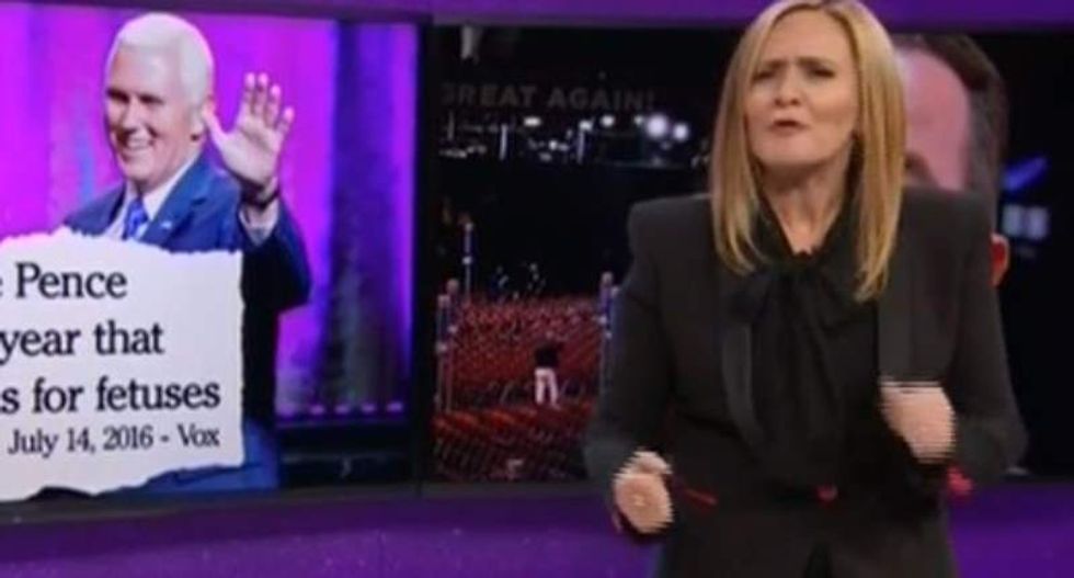 Samantha Bee shreds Pence: Indiana hates him as much as Indiana Jones hates snakes