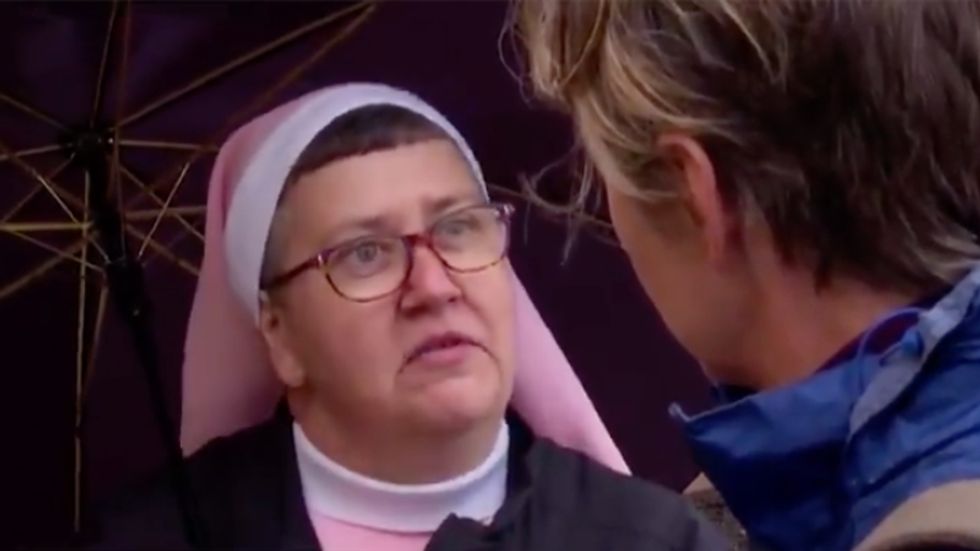 Trump-loving Catholic nun explains how God gave Trump 'the intellect' to help our country