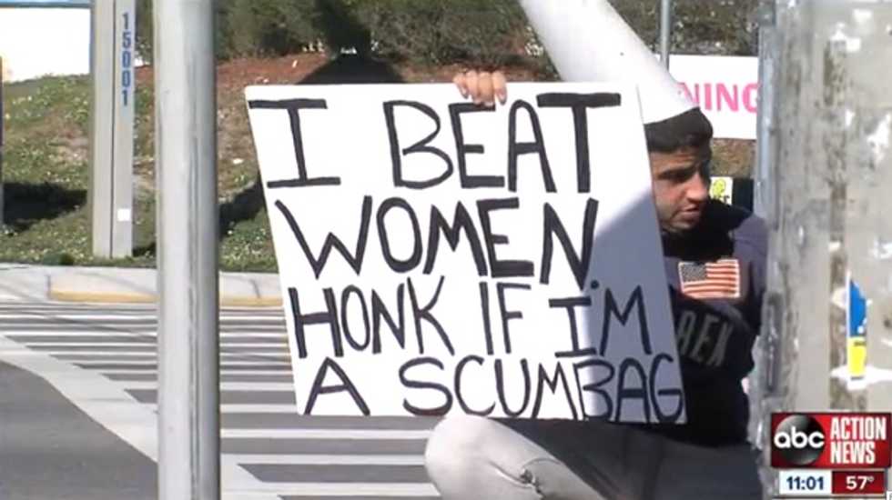 'I beat women': victim gives assailant a choice; humiliation or jail