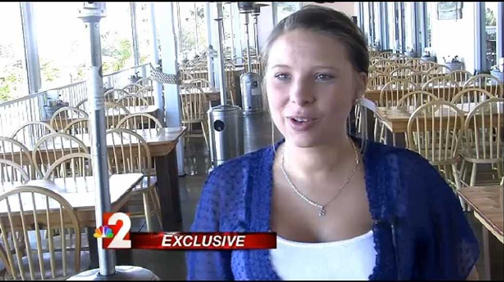 Waitress finds $1000 and gives it back ... to the wrong man