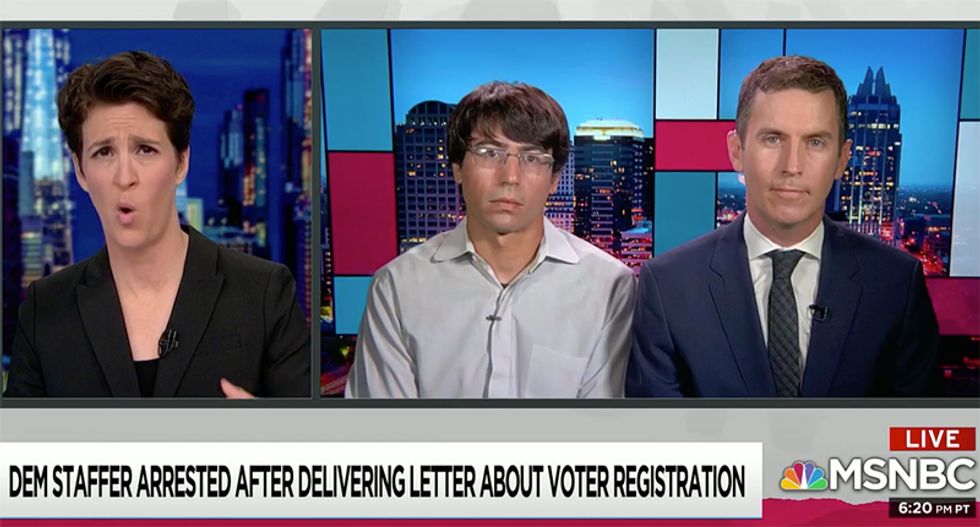 Arrested Texas Democrat tells MSNBC's Rachel Maddow about 'harrowing' ordeal