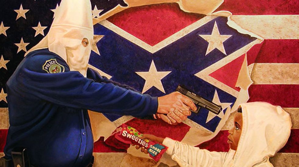 eBay removes anti-Zimmerman artwork the same day Zimmerman's painting sells for $100k