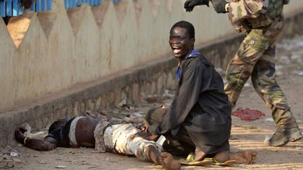 Peacekeepers open fire on Central African Republic protesters