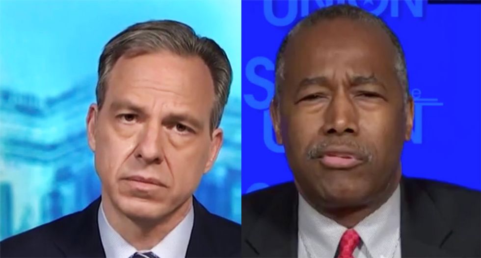 Ben Carson cornered on CNN over Trump's re-tweet of attack on George Floyd