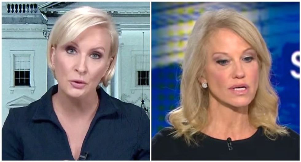 MSNBC’s Mika challenges Kellyanne Conway to show the same courage as Ford: 'Who is your attacker? Who hurt you?'