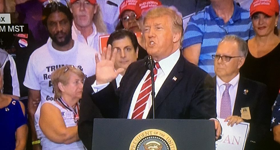 'Sh*tshow of the highest order': Internet loses it after Trump's ‘insane, absurd, off-the-rails’ speech