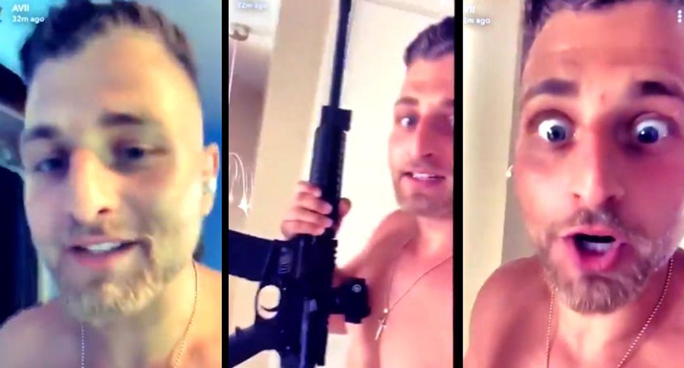 Real estate agent insists he’s not racist after wishing he could shoot Black people in gun-toting SnapChat video