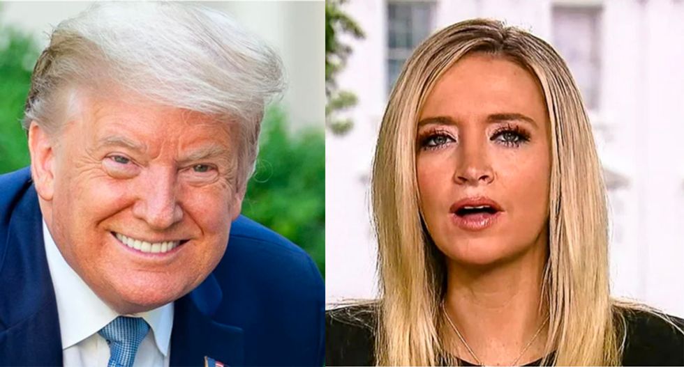 Did Trump and McEnany vote illegally?