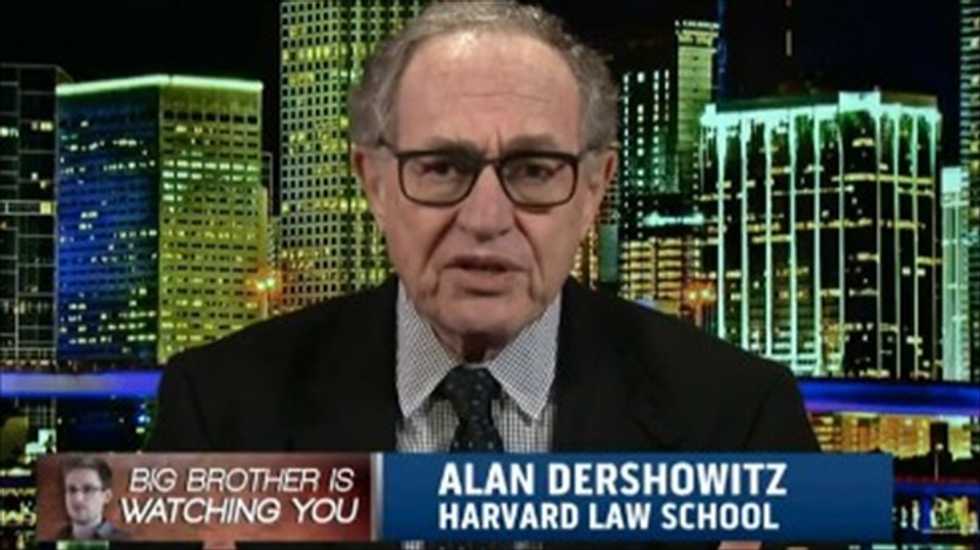 Alan Dershowitz rips Edward Snowden: 'We have an absolute right' to spy on other countries