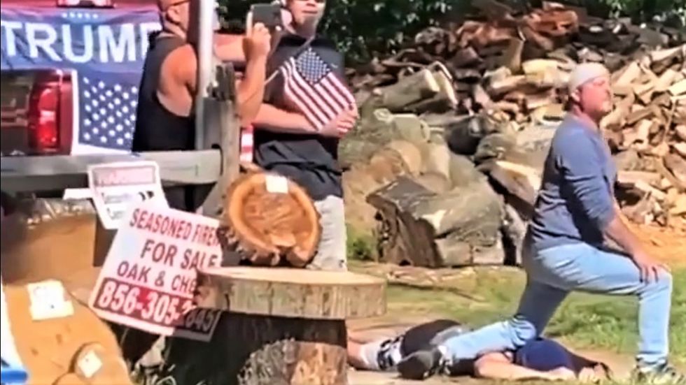 NJ prison guard among group that reenacted George Floyd’s killing as protesters marched by