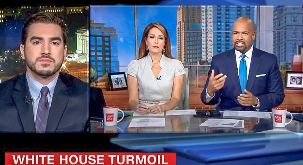 CNN host busts guest for whitewashing Bannon's racism: 'Louis Farrakhan never had an office in the West Wing'