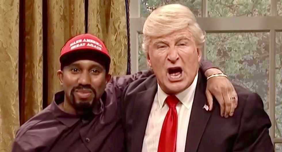 WATCH: Saturday Night Live mocks Trump's meeting with Kanye West