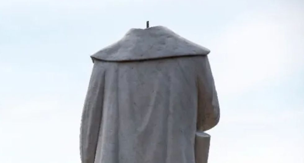 Christopher Columbus statue beheaded in Boston